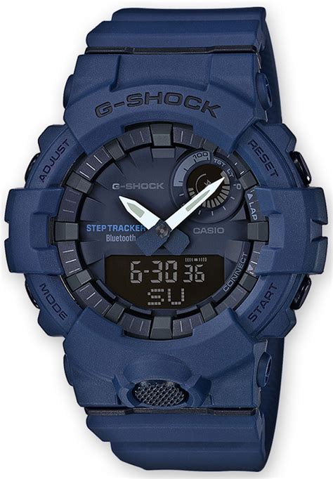 The watch itself and its bluetooth® communication capabilities are designed and engineered to make sports activities even more fun. G-Shock GBA-800-2AER Casio G-SQUAD BLUETOOTH SYNC STEP ...