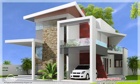 Simple, open ranch type home plans were. Luxurious trendy house - 2307 sq.ft. - Kerala home design ...