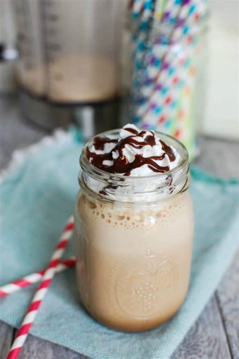 A frappuccino is a trademarked blended iced coffee drink from starbucks. Easy Homemade Mocha Frappuccino - A Cedar Spoon