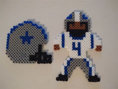 NFL perler magnet set. Get your favorite player and your team's helmet