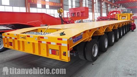 10 Axle 150 Ton Wind Tower Trailer For Sale In Vietnam