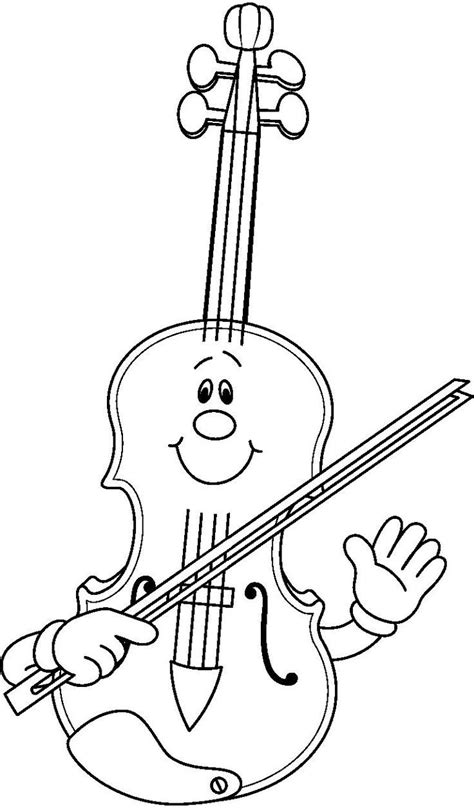 Pintar Un Violín Dibujos De Instrumentos Musicales Actividades