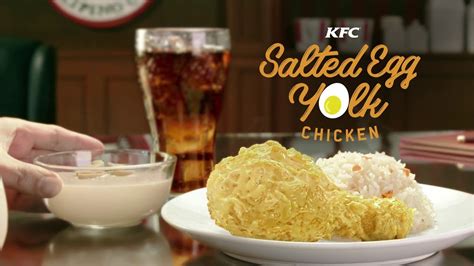 Homemade salted eggs can be used in breakfast. KFC Salted Egg Yolk Chicken - YouTube