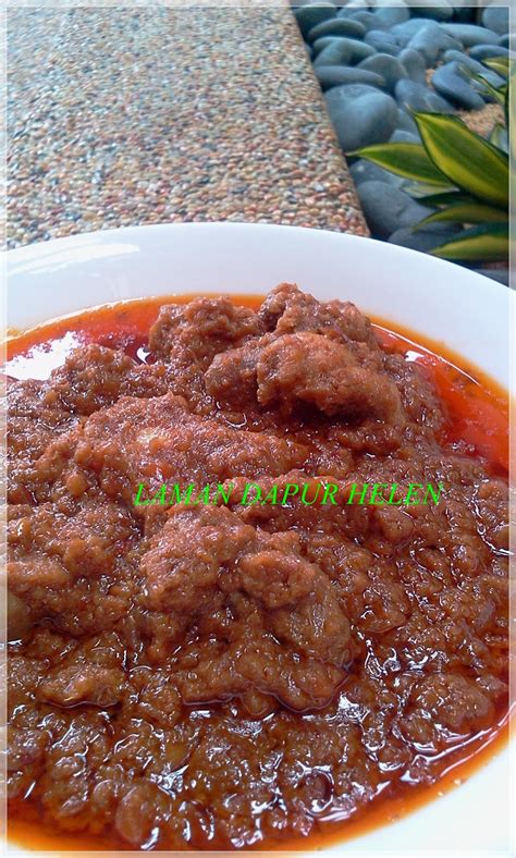 Bagi tekstur pula, kacang tanah dikisar kasar dan minyaknya pecah dan terapung elok di dalam kuah menandakan. Laman Dapur Helen: KUAH KACANG AYAM TERBAIK..AZIE KITCHEN