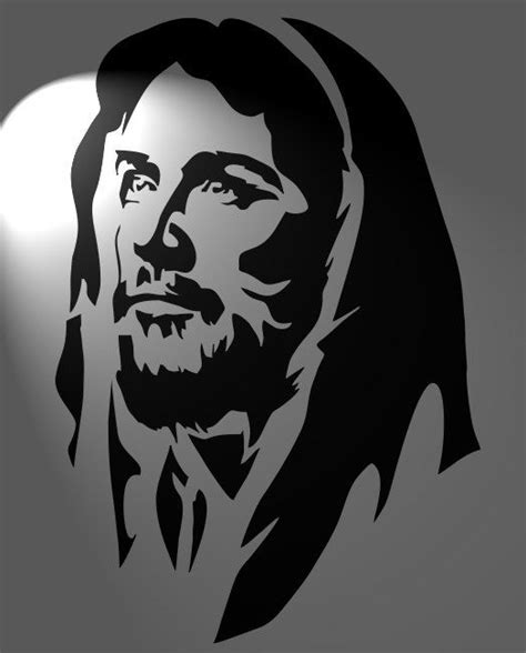 Jesus Christ Stencil Mylar Cut In Format A4 By Artvinyltshirt1