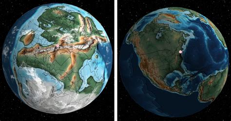 Interactive Map Explores Earth From 700 Million Years Ago To Today