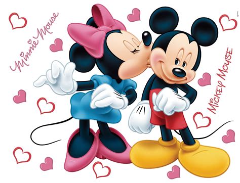 Sticker Mickey Mouse Si Minnie 65x85cm Dk882