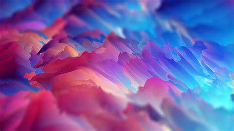 Colorful Clouds Blurry Painting Abstract Hd Wallpaper Peakpx