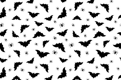 Halloween Bat Pattern Bats Pattern Bat Svg Spider Pattern By