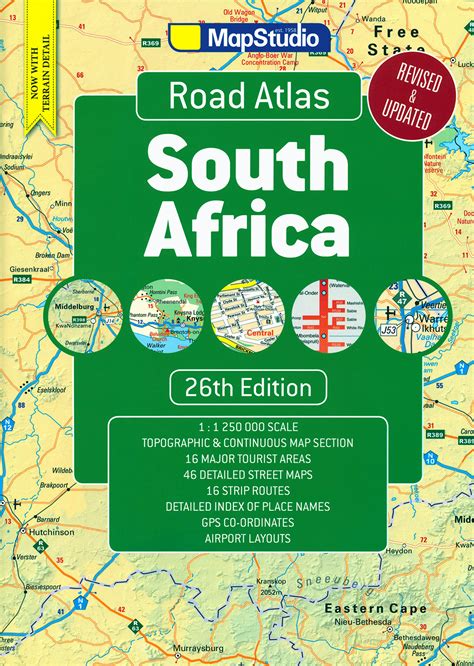 Road Atlas South Africa A Detailed Map Of South Africa 26th Edition