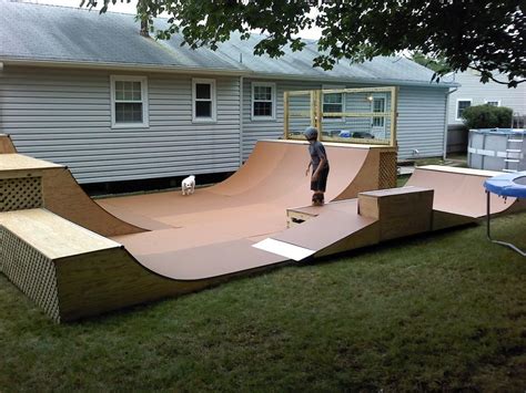 how to build a halfpipe in your backyard