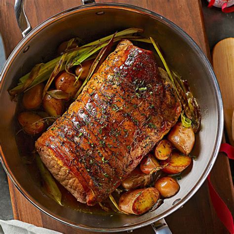 Roast another 75 minutes, or until a meat thermometer reads 160 degrees. Roast Pork Loin with New Potatoes | Williams-Sonoma Taste