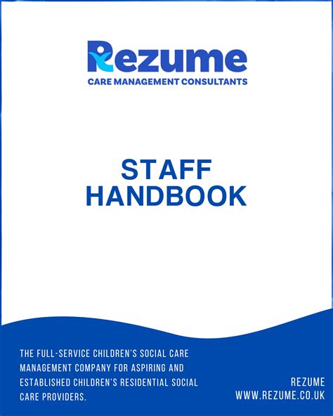 Staff Handbook Rezume Care Management Consultants