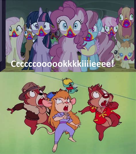 Cookie Craving Zombies Scares The Rescue Rangers By Disneyponyfan On
