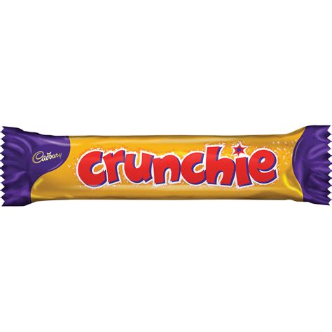 cadbury crunchie chocolate bar 40g chocolate bars chocolates and sweets food cupboard food
