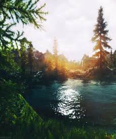 Collection by daily anime life. Remarkable Animated Nature Lake Scenery Gifs - Best Animations