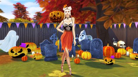 Simowa Ulica Halloween Costume The Sims 4 Lookbook