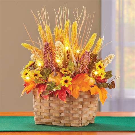 Fall Autumn Wheat Harvest Tabletop Centerpiece Collections Etc