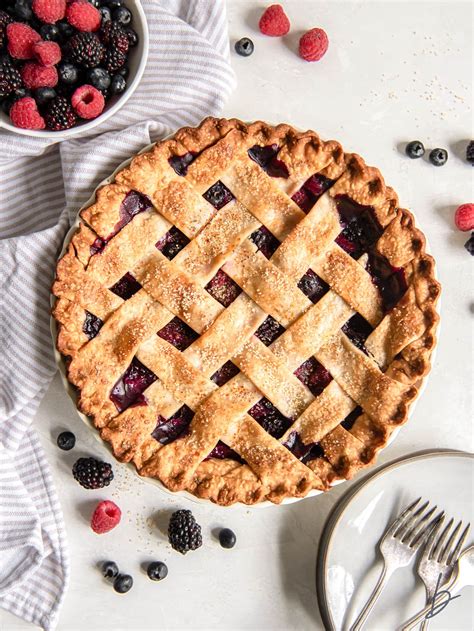 Triple Berry Pie From Scratch If You Give A Blonde A Kitchen