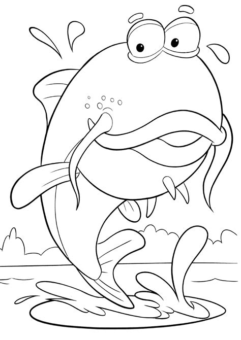Lake coloring pages | Coloring pages to download and print