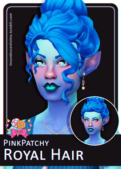 Candy Shoppe Recolours Pinkpatchys Royal Hair Incandescentsims On