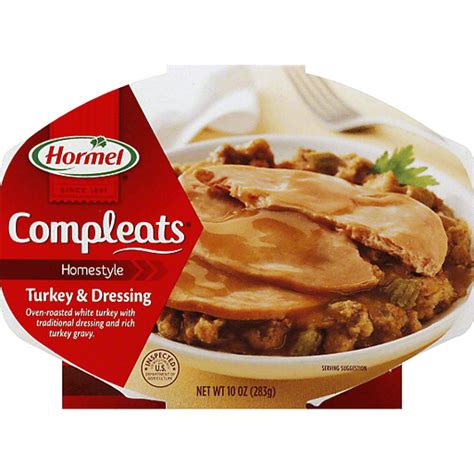 Hormel Compleats Turkey And Dressing Canned Meat Reasors