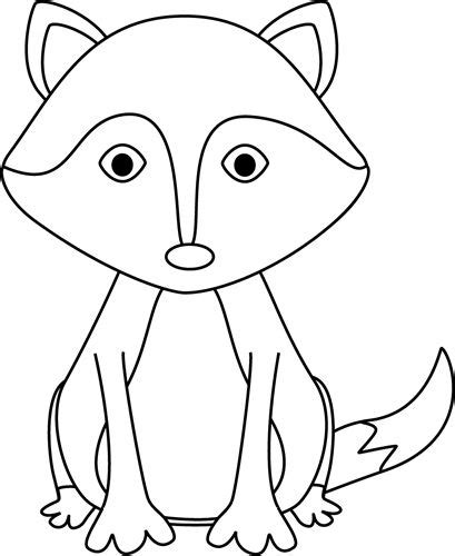 Black And White Fox Clip Art Black And White Fox Image Fox Images