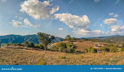 Mountain Top Mountain Ranges Landscape In Guerrero Sierra Madre Del