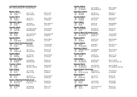 Lectionary readings for the bas and bcp updated through to transfiguration sunday, february 14, 2021. Lectionary readings 2021 - St Luke's Church