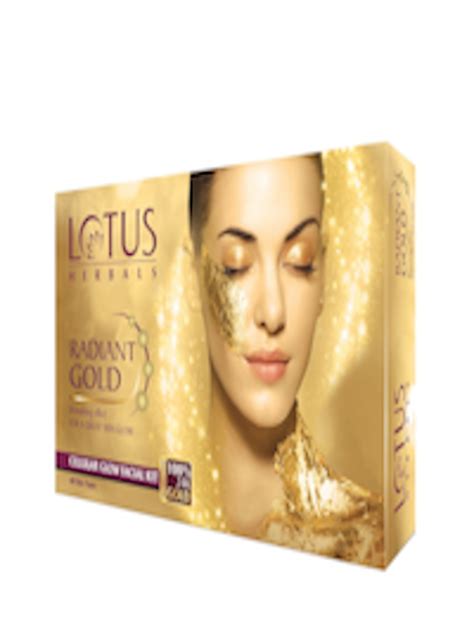 Buy Lotus Herbals Sustainable Radiant Gold Cellular Glow Facial Kit