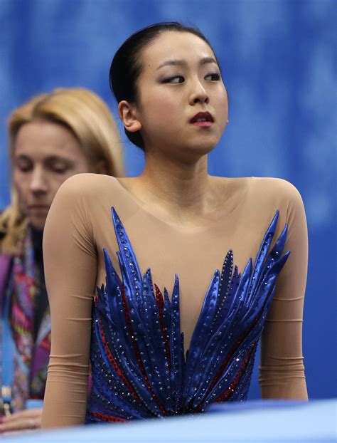 Mao Asada Of Japan Prepares To Compete In The Womens Free Skate Figure