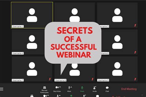 Five Secrets To A Successful Webinar Series Career Authors