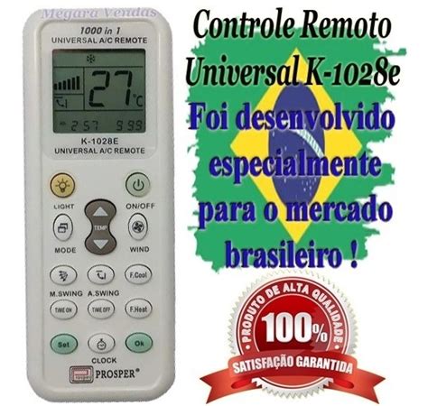 Controle Remoto Universal Ar Condicionado Split Agratto Mercado Livre