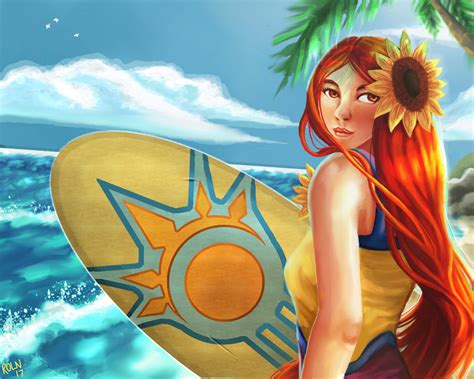 Pool Party Leona By Roln On Deviantart