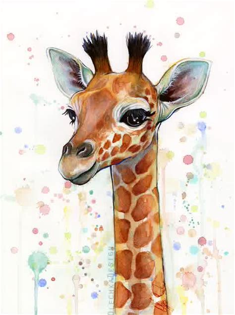 Animal Watercolour Paintings ~ Easy Arts And Crafts Ideas