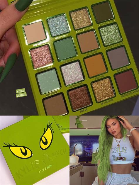 Kylie X The Grinch Collection 💚 In 2021 Kylie Makeup Christmas Eye Makeup Kylie Cosmetics