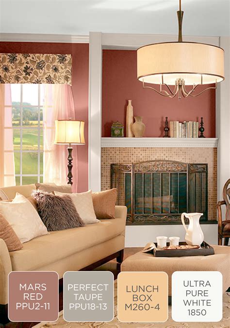 Cozy with a touch of BEHR paint in Tuscan elegance, this color scheme inspiration is truly one ...