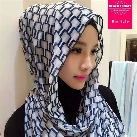 2018 adult quantity promotion fashion muslim acetate printed headscarf hijab veil malaysia