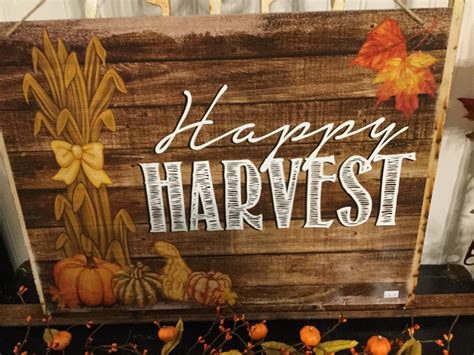 Happy Harvest Sign - Anamosa Floral, Inc.