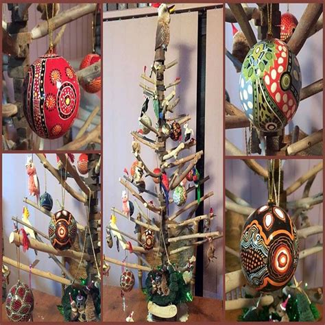Artlandish Aboriginal Art Christmas Tree Christmas Balls, Christmas