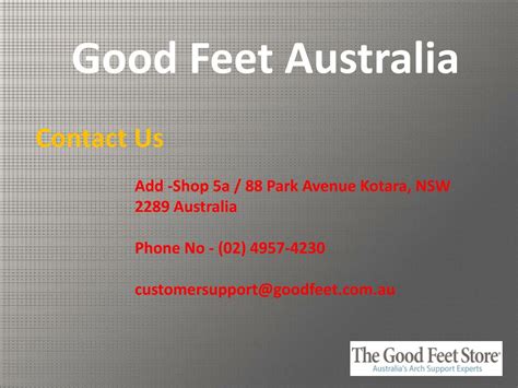 PPT - Good Feet Professional Arch Support Shoes in Australia PowerPoint