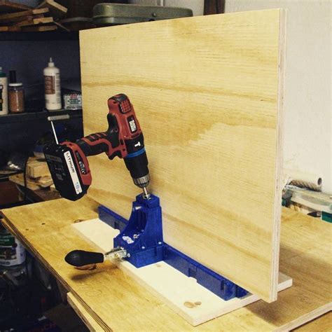 Using The Last Kreg Jig To Make Pocket Holes In A Large Panel
