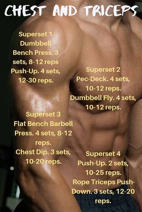 Pin On Chiseled Chest Workout