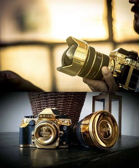 Brikk Unveils The 24k Gold Lux Nikon Df Camera Nikon Df 24k Gold Gold