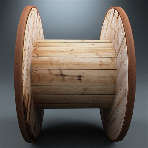 3dsmax Wooden Cable Reel
