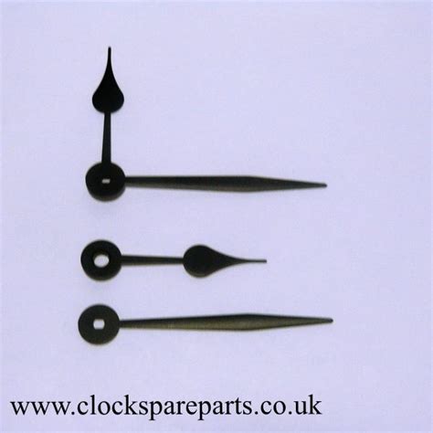 74mm Black Spade Euroshaft Clock Hands Gb Buy Clock Spare Parts Online
