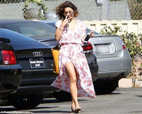Vanessa Hudgens Reflective Sunglasses Fashion High Low Dress