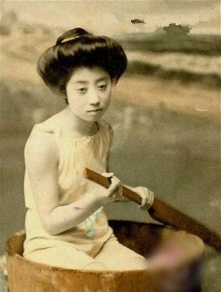 20年代日本女人老照片 有一共同的特征 图4女孩美得不像话