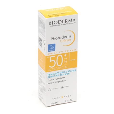 Crème Solaire Spf 50 Bioderma Photoderm Waterproof 40ml