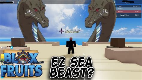 Blox Fruits How To Hunt Sea Beasts In To Easy Way Youtube